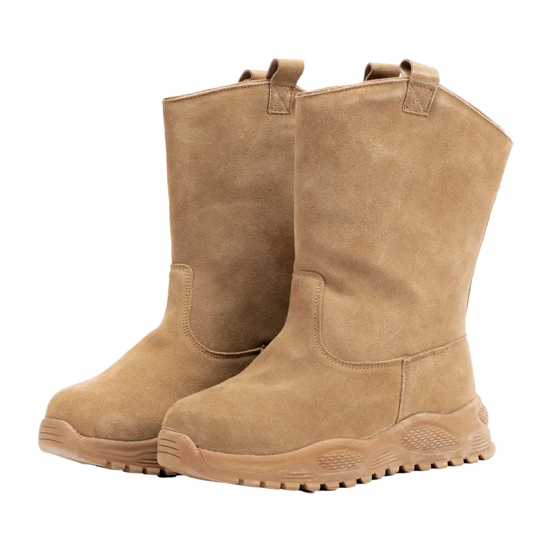 Slip-on Suede Leather Winter Safety Boots(GM-M24128)