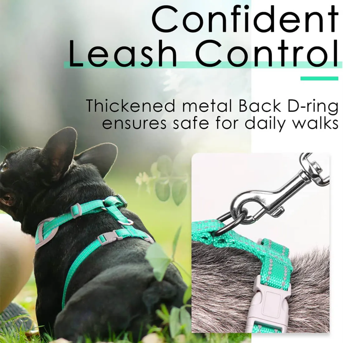 Small Dog Harness - Air Mesh Vest - for Small & Medium Dogs and Cats | ThinkPet