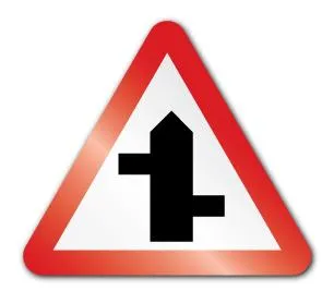 Staggered junction right / left symbol