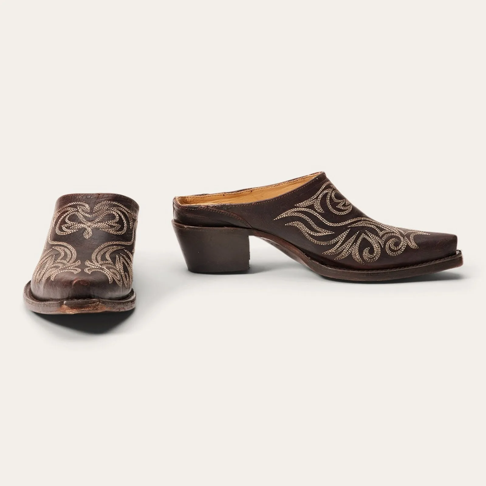 Stetson Women's Brown Adley Snip Toe Boots 0200