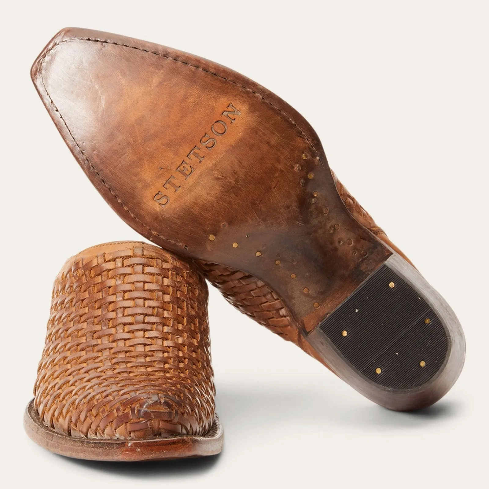 Stetson Women's Brown Ellis Snip Toe Boots 0201
