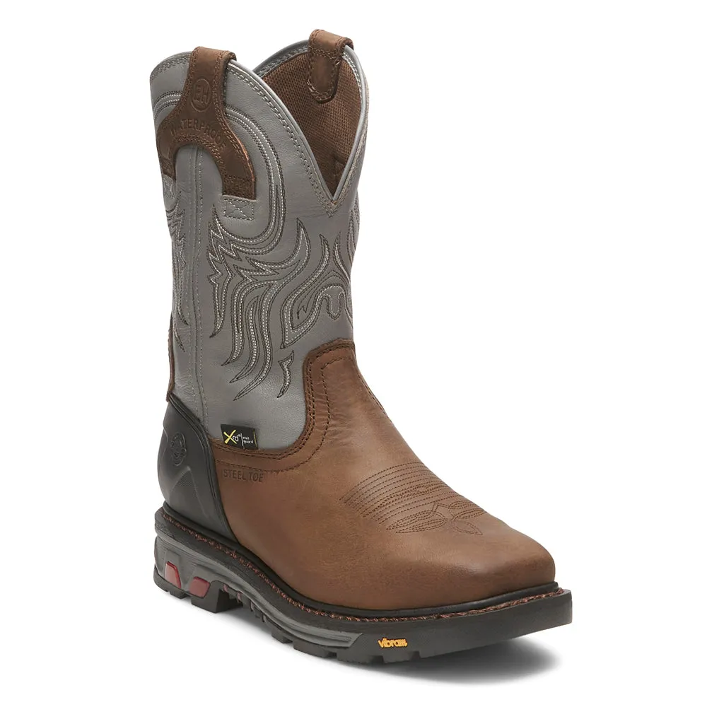 Tanker 11 inch Embroidered Waterproof Composite Toe Work Boots