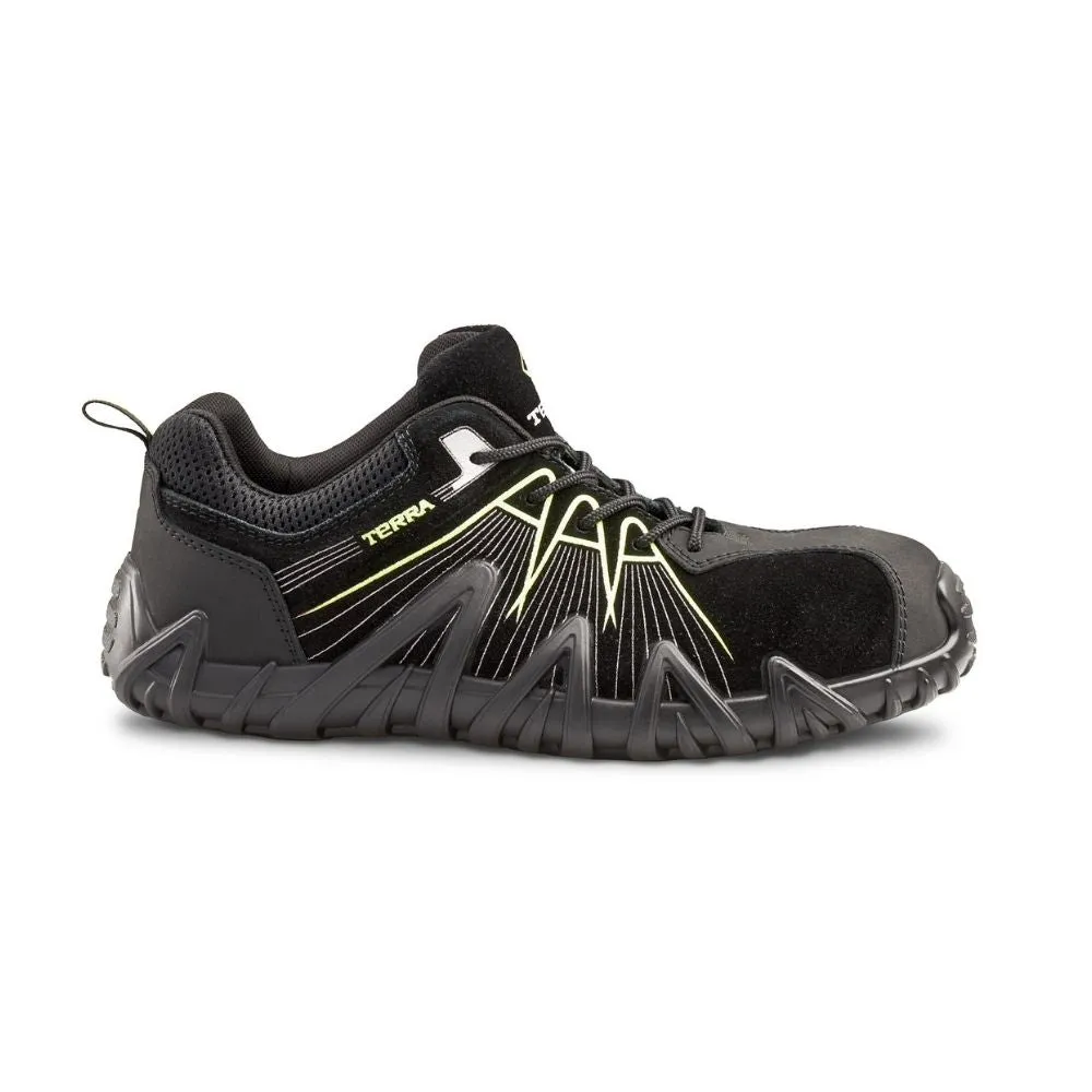 Terra Spider X Unisex Lightweight Composite Toe Work Shoe TR108008BLL - Yellow & Black