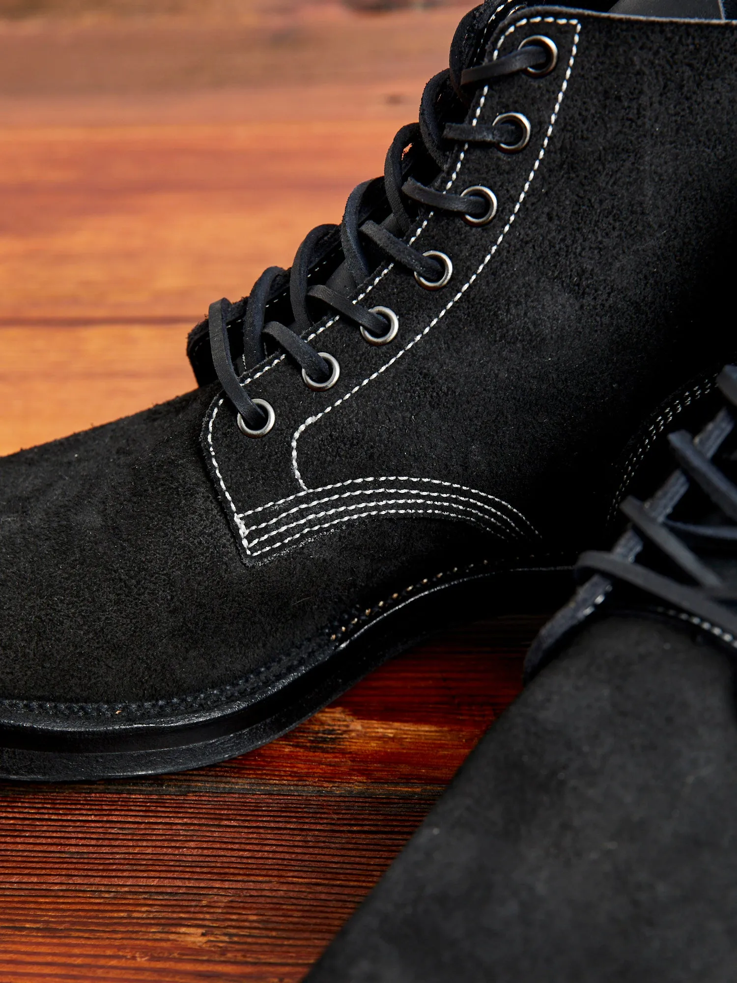 The Boondocker Boot 2030 in Black Rough-Out
