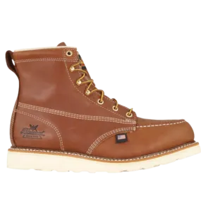 Thorogood Men’s American Heritage Tobacco 6" Steel Toe Maxwear Wedge Work Boots 804-4200