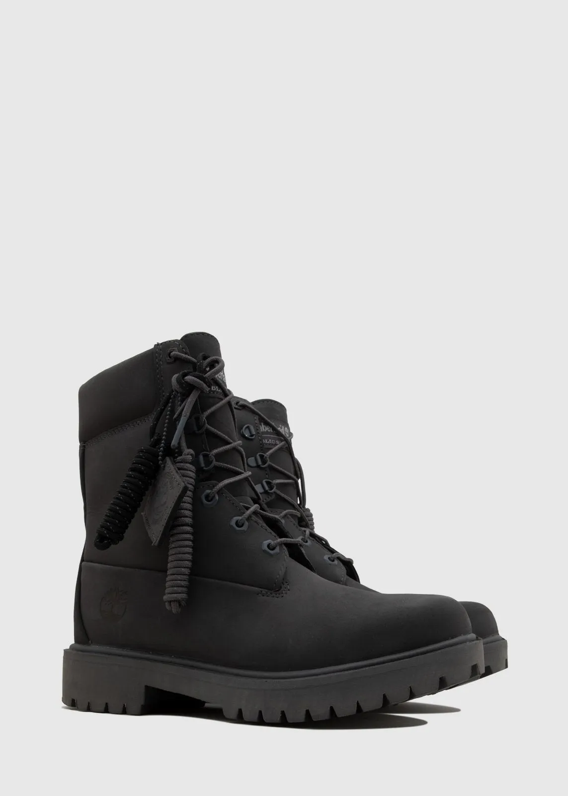 TIMBERLAND X PUBLIC SCHOOL: 8" PREMIUM SIDE ZIP BOOT [GREY]