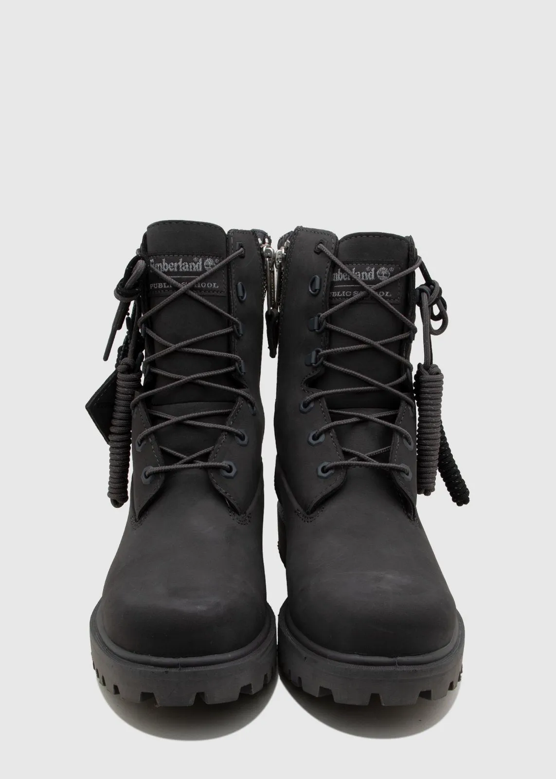 TIMBERLAND X PUBLIC SCHOOL: 8" PREMIUM SIDE ZIP BOOT [GREY]
