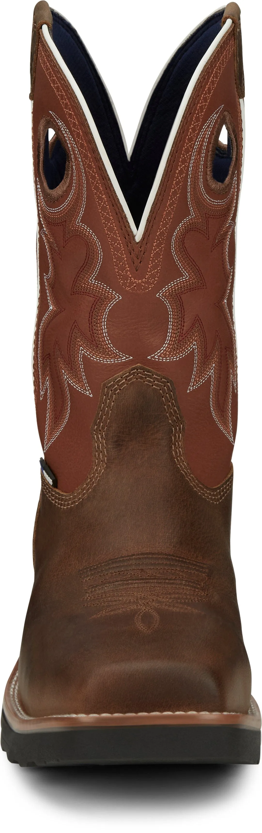 Tony Lama Men's Fireball Tan Waterproof Compote Toe Work Boots TW3300