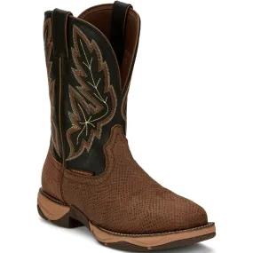 Tony Lama Men's Medford Brown Waterproof Steel Toe Pull On Work Boots RR3373