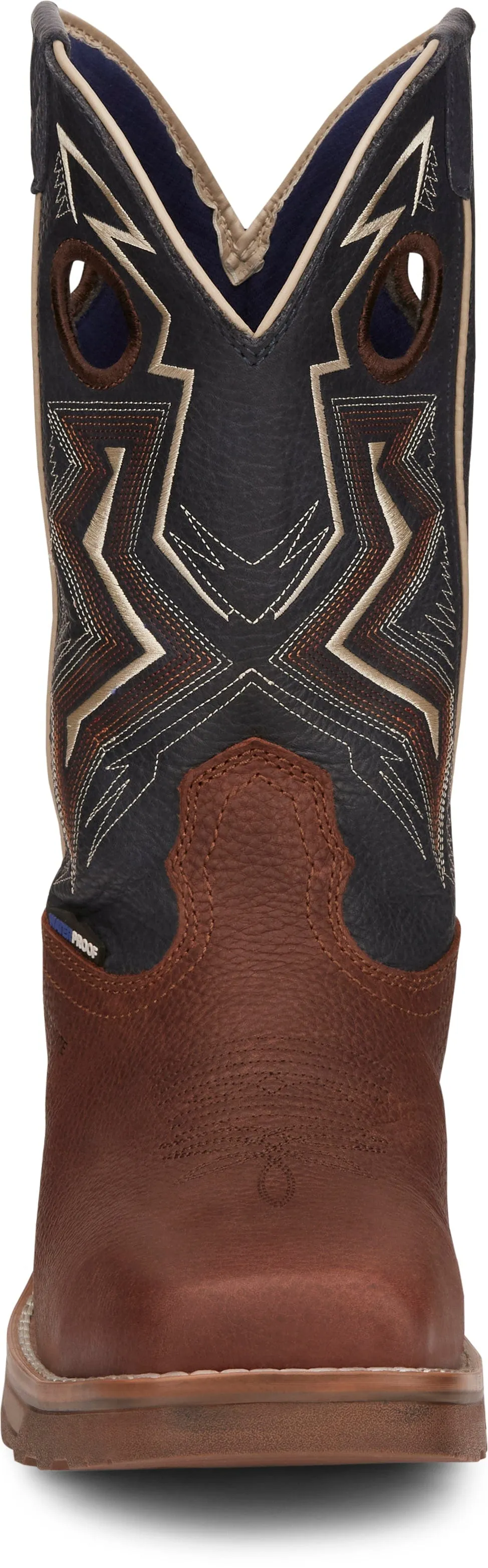 Tony Lama Men's TLX Force Dark Brown Waterproof Composite Toe Western Work Boots TW3402