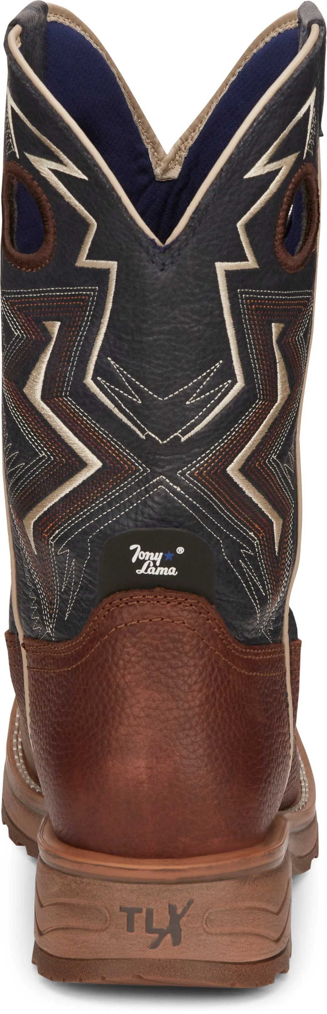 Tony Lama Men's TLX Force Dark Brown Waterproof Composite Toe Western Work Boots TW3402