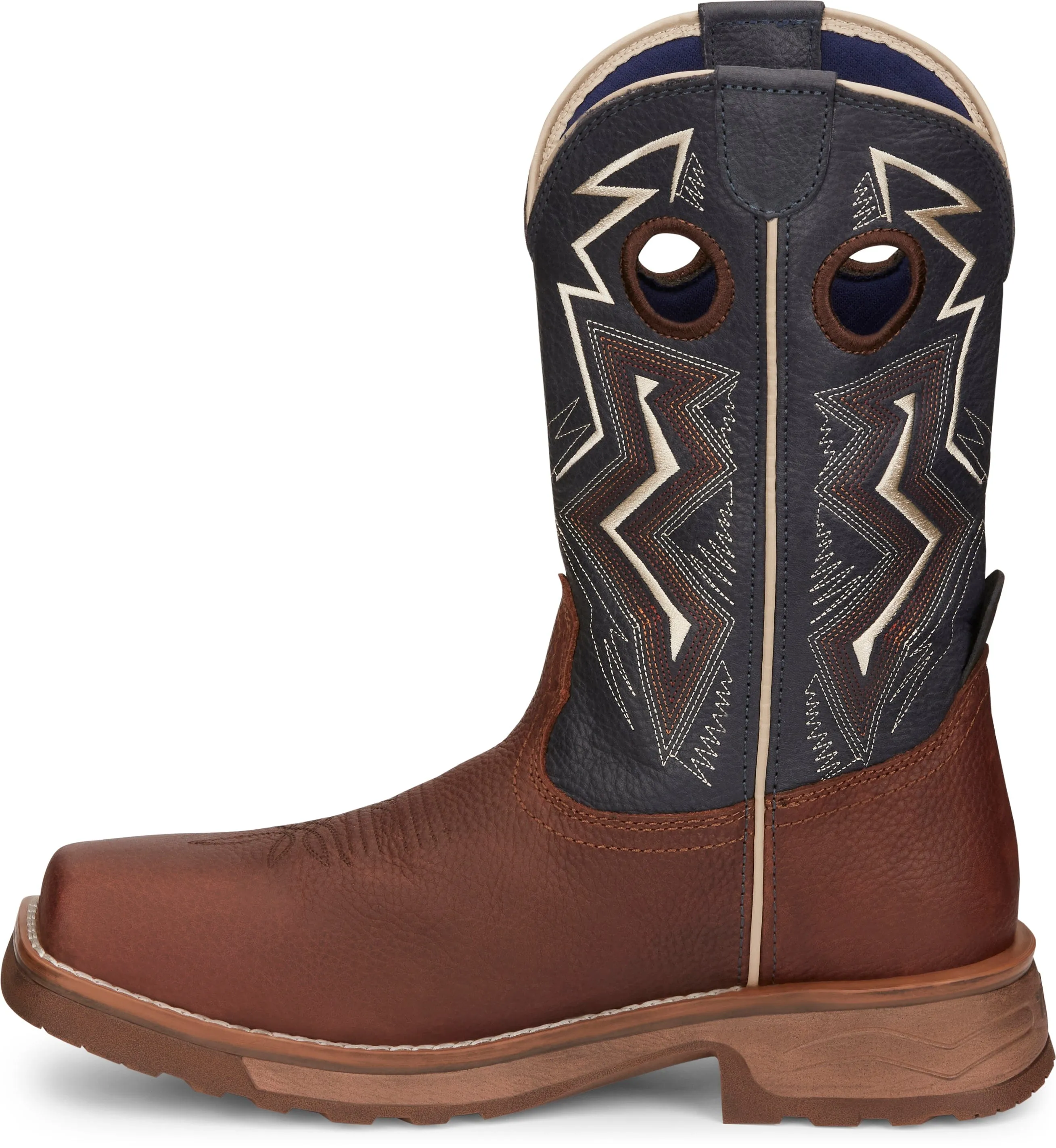 Tony Lama Men's TLX Force Dark Brown Waterproof Composite Toe Western Work Boots TW3402