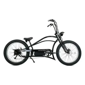 Tracer Tracker DS7 26" 7 Speed Stretch E-Bike with Classic Dual Springer Fork - 800 Watt, 48V