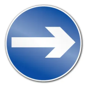 Turn right symbol (Post/Fence Fix)