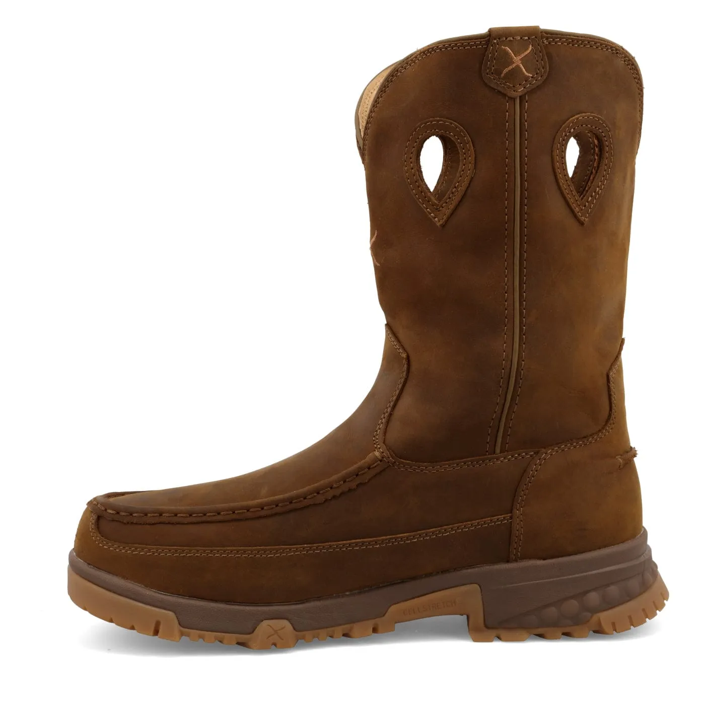 Twisted X Men's Brown Pull On Work Boot MXCNM01