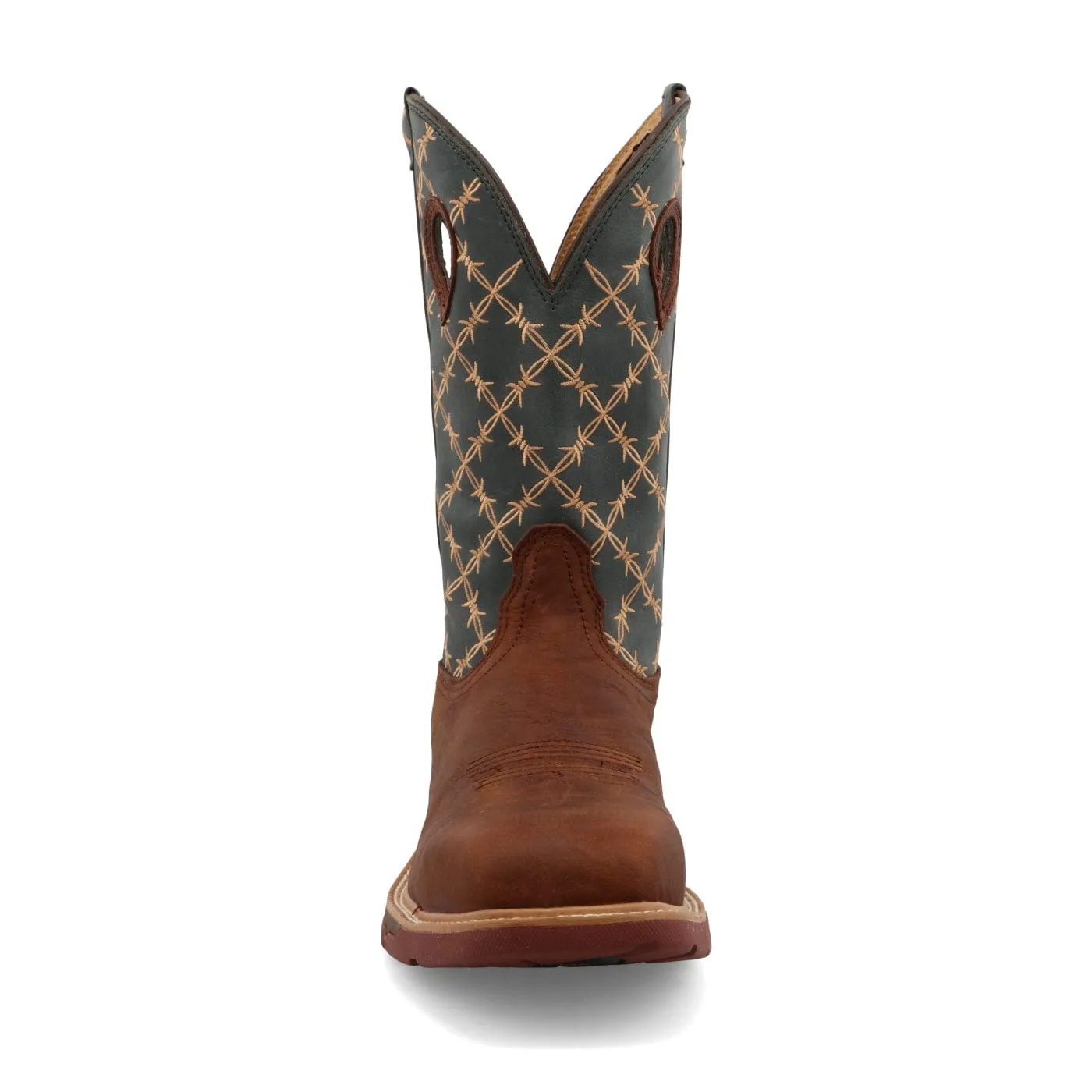 Twisted X Men's Mocha & Slate Western Work Boot MXBN002