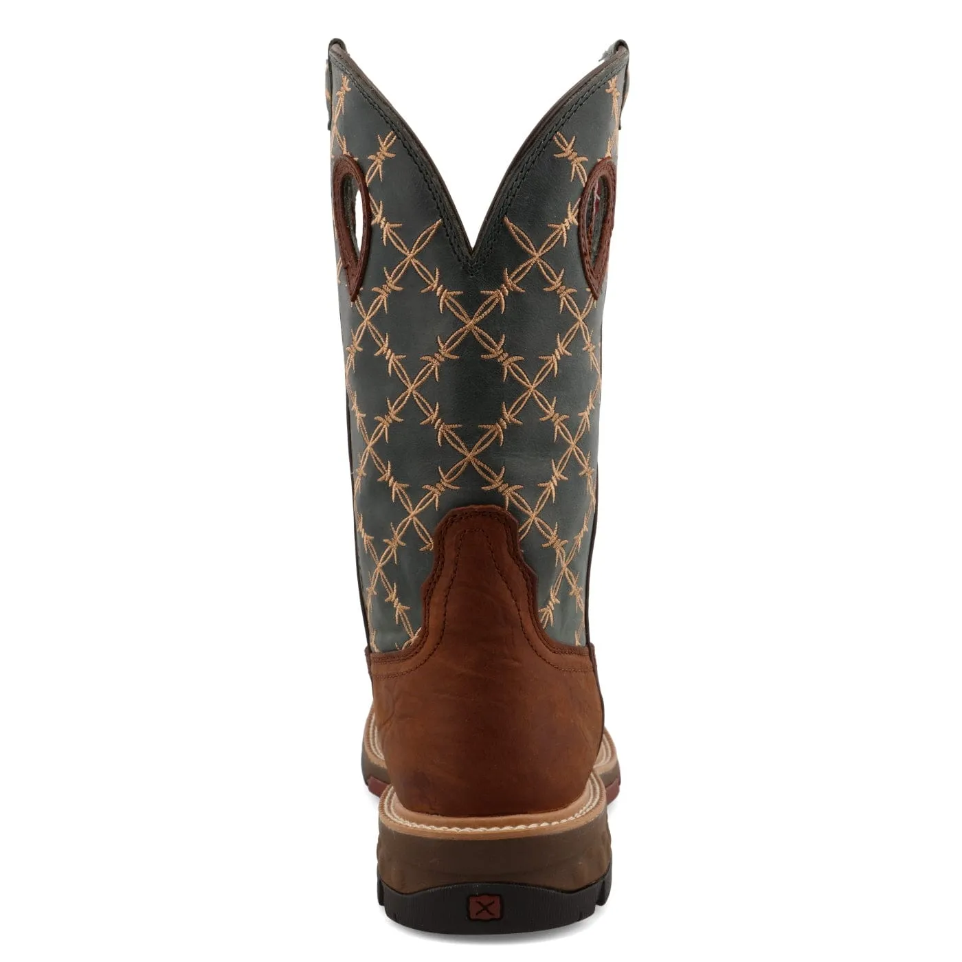 Twisted X Men's Mocha & Slate Western Work Boot MXBN002