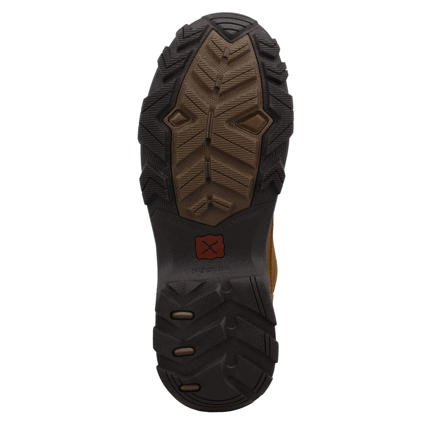 Twisted X Women's Brown Pull On Hiker Work Boot WHKBNW1