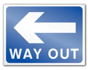 WAY OUT (left) (Post/Fence Fix)