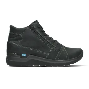 Wolky Why Ankle Boot (Women) - Black Antique Suede
