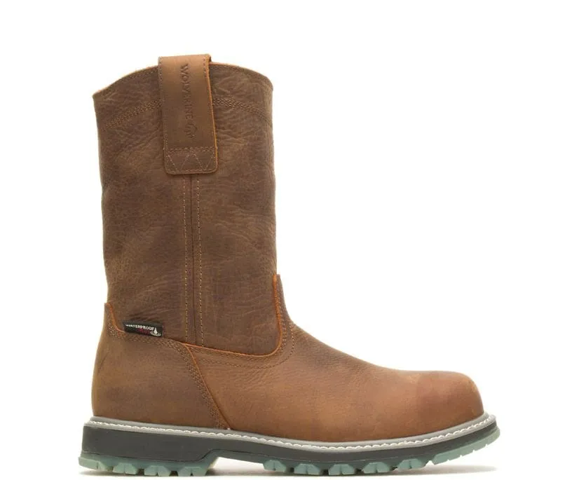 Wolverine Men’s Floorhand LX Wellington Sudan Brown Steel Toe Work Boots W231021