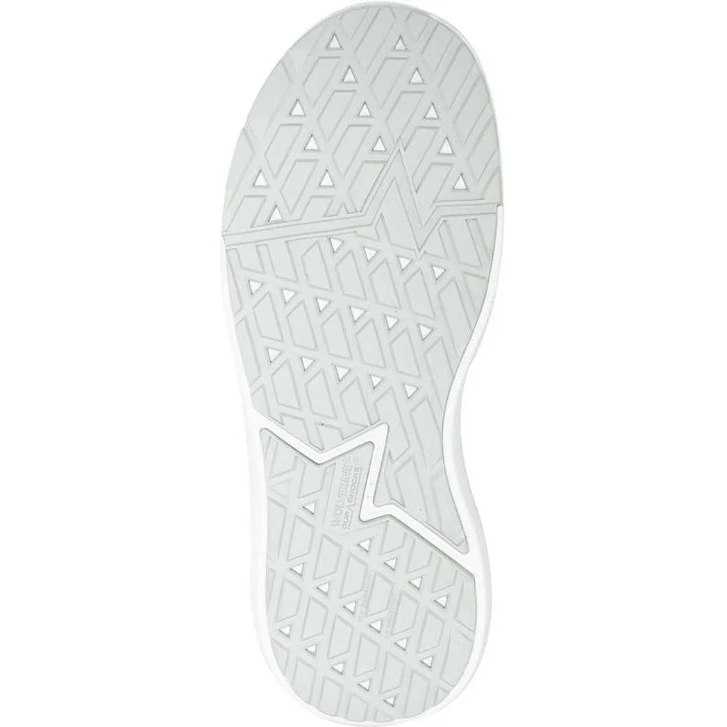 Wolverine Women's Dart Knit Carbonmax Comp Toe Work Shoe- White- W241043